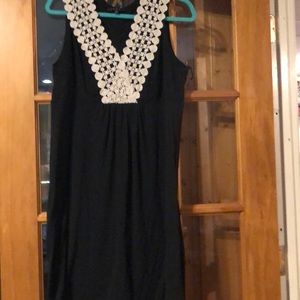 Tiana B black embroidered dress